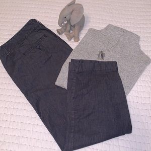 Denim look cropped trousers | Tommy Hilfiger